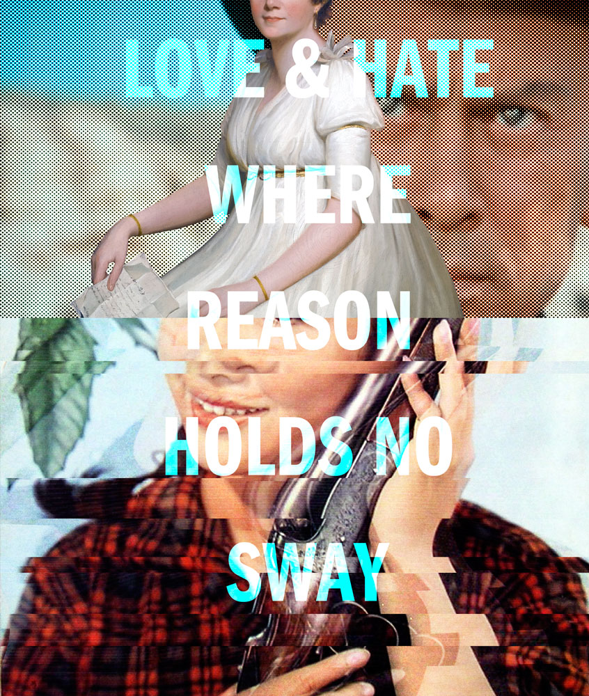 love and hate where reason holds no sway, image