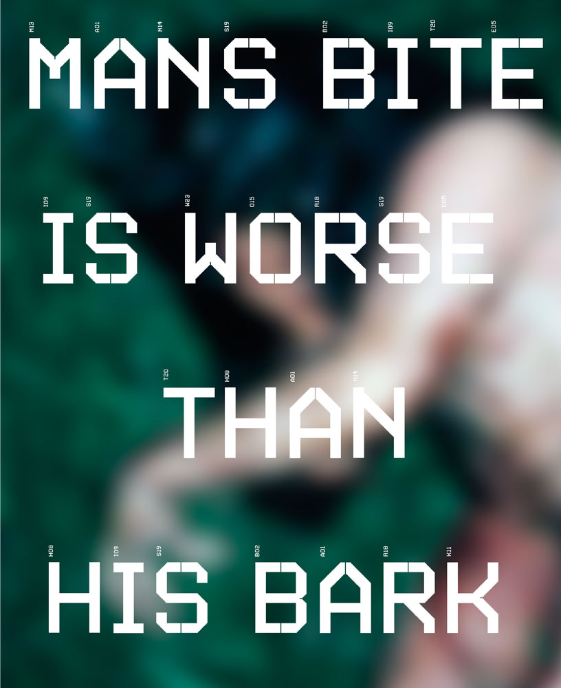 mans bite is worse than his bark, image