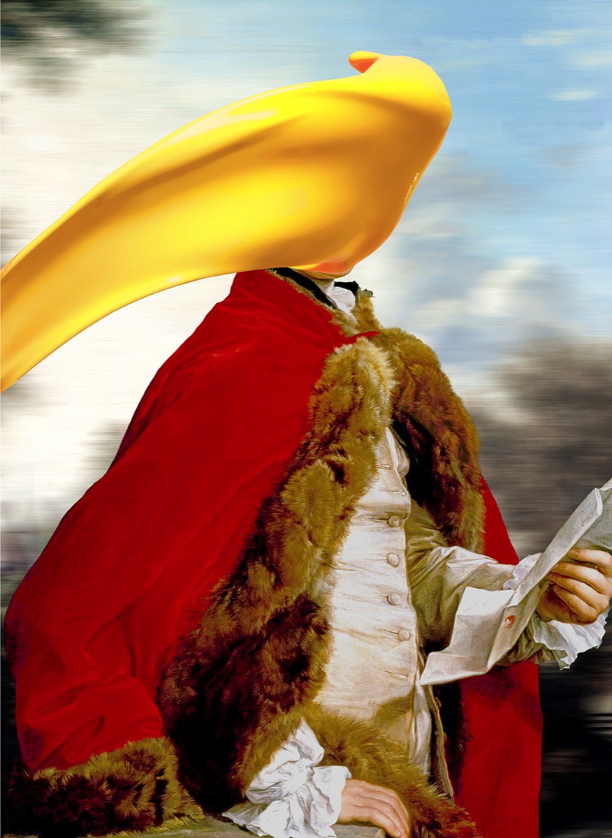 flash yellow portrait